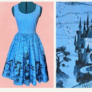 Pinup Couture Aurora Fairytale Castle Dress, Small